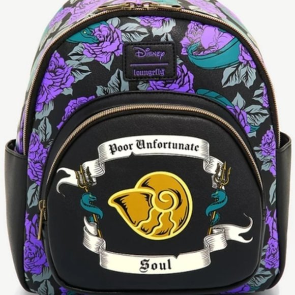 Loungefly Disney Villains Ursula Mini Backpack - Picture 2 of 6